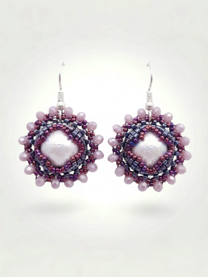 Auskarai "Sunny Pearls"