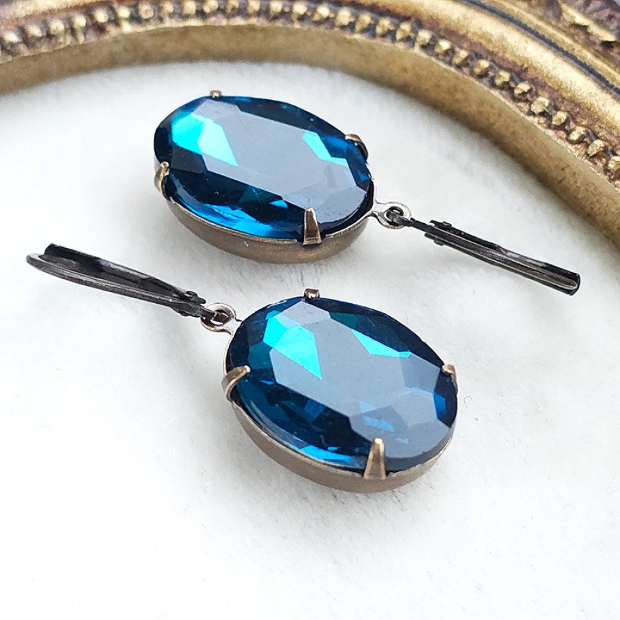 Auskarai "Blue Dreams"