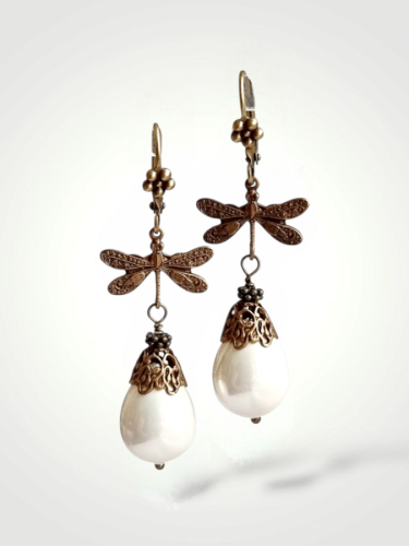 Auskarai "Vintage Pearls"