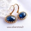 Earrings "Blue Diamonds"