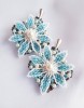 Earrings "Blue flowers"
