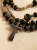 Rosary "Hematite cross"