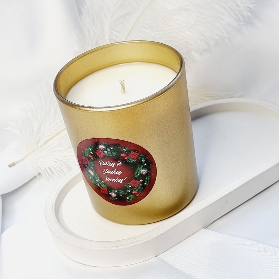 Soy wax candle "Christmas fairy tale"