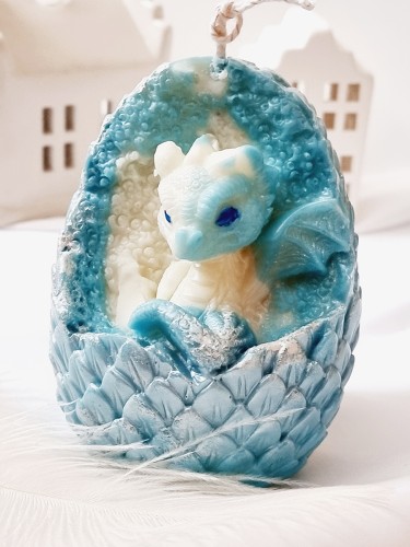 Candle "Blue Dragon"