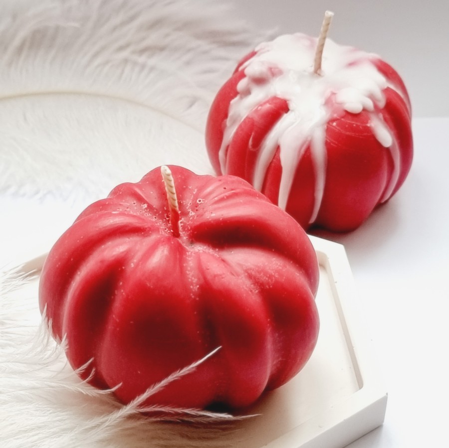 Candle "Red pumpkin"